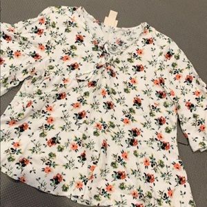 floral blouse